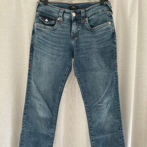 True Religion "Ricky Relaxed Straight" jeans, size 28